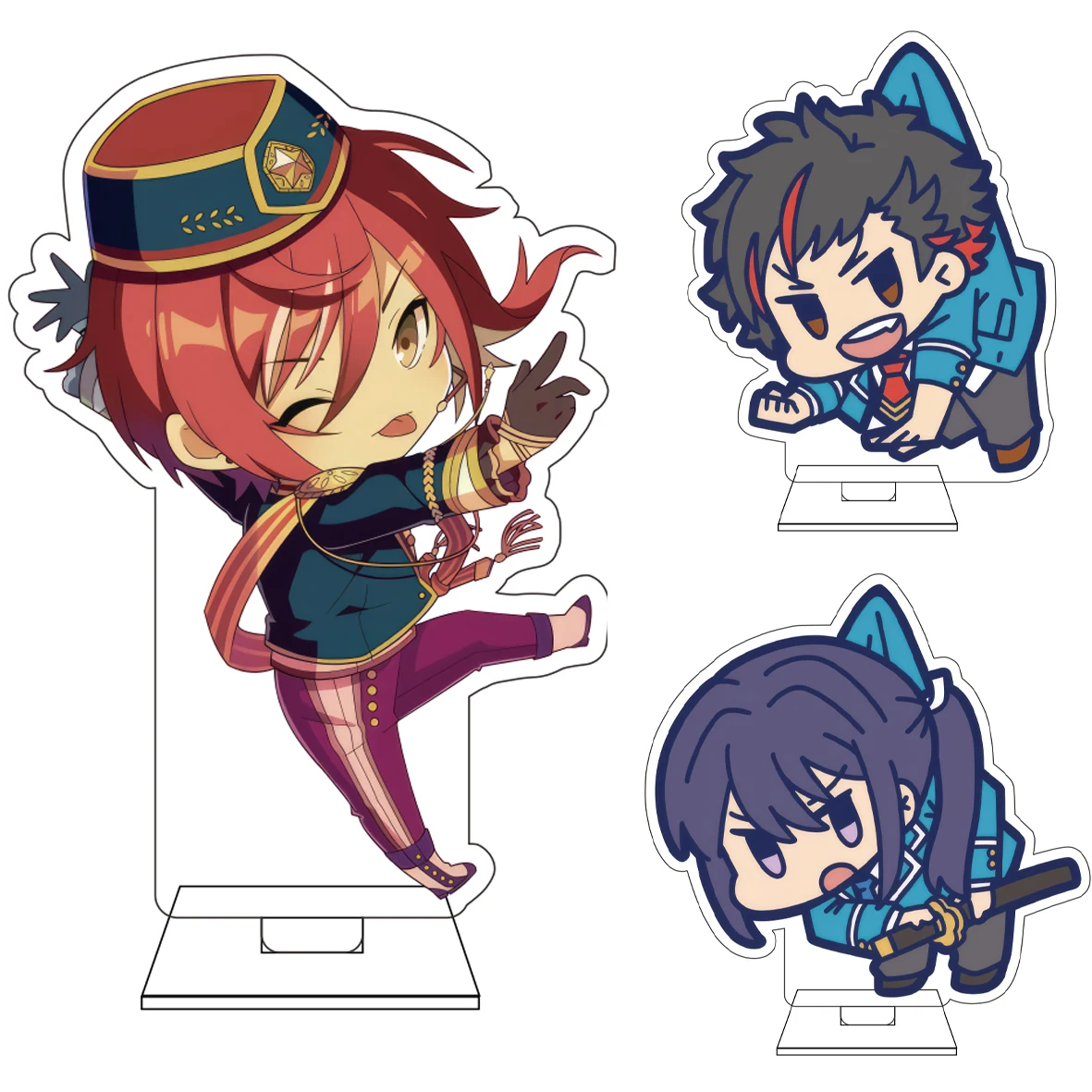 

10CM Anime ‌Ensemble Stars Cosplay Cute Acrylic Figure Stand Plate Yuuki Makoto Hidaka Hokuto Akehoshi Subaru Ornaments Gifts