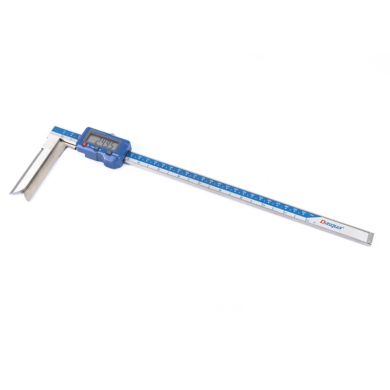 

Dasqua Stainless Steel Range 20-300mm Long Jaws Digital Vernier Caliper for Measuring Diameter of Deep Holes
