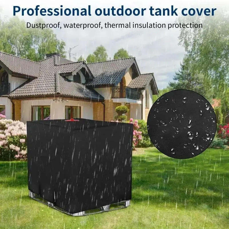 1pc Bucket Cover 1000L Outdoor Water Tank Cover Thermal Insulation Factory Waterproof and Dustproof Bucket Cover