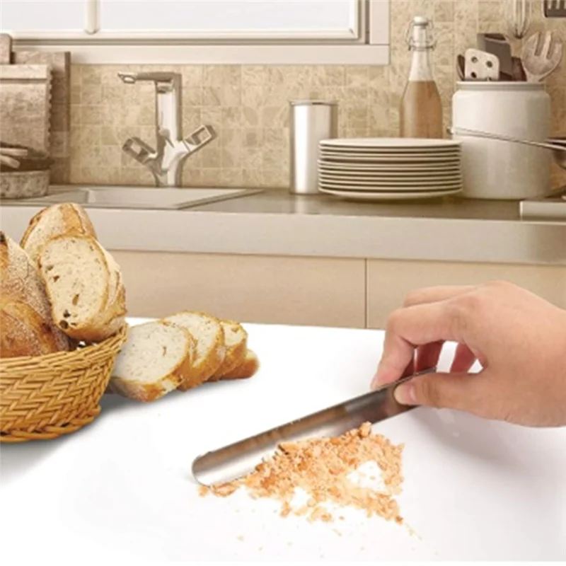 Table Crumber Crumb Sweeper High Quality Steel Crumb Scraper Remover Desk Cleaning Tool For Waiters A