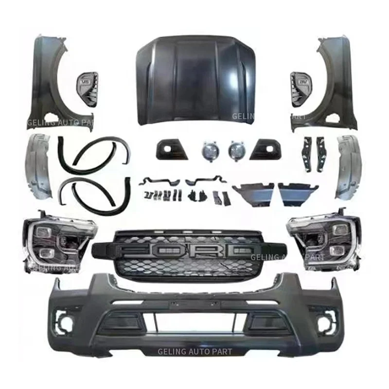 Weknown High Quality   Body Parts Kits  for FORD RANGER T6 T7 T8 UPGRADE to RANGER T9 RAPTOR