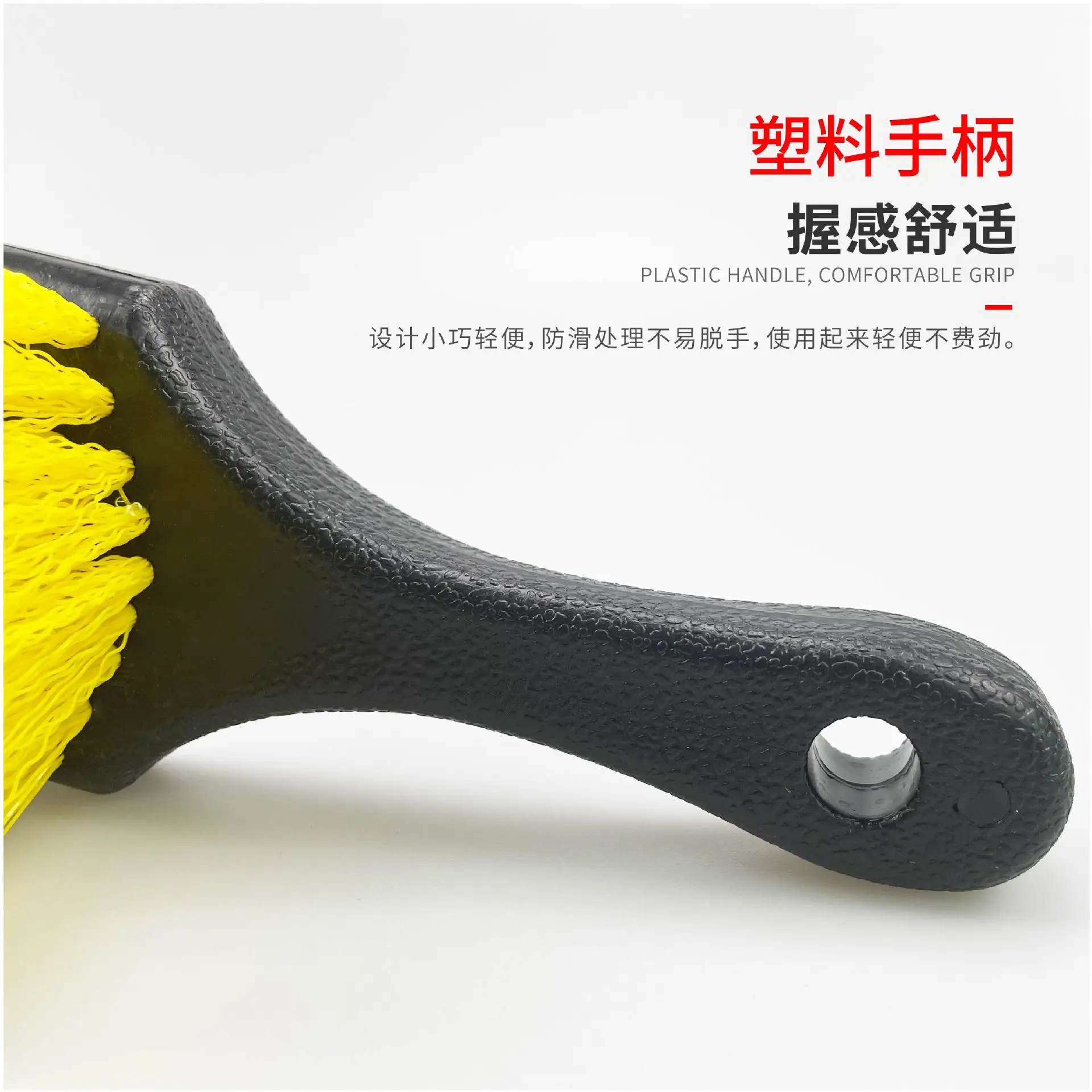 Steam cleaning brush, soft and hard brush wire, tire cleaning brush, foot pad brush