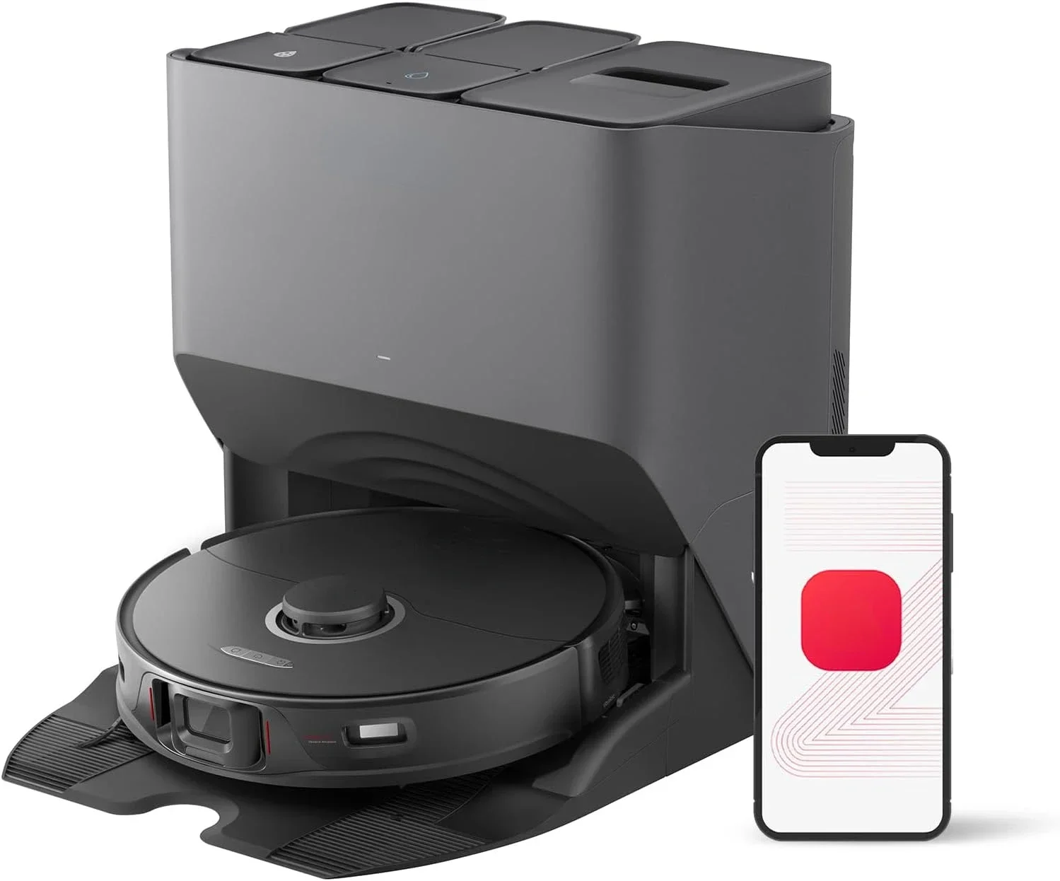 Hot SalesS8 Pro Ultra Robot Vacuum And Mop, Auto Drying, Auto Mop Washing, Self Emptying, Self Refilling, Liftable Dual Brush &