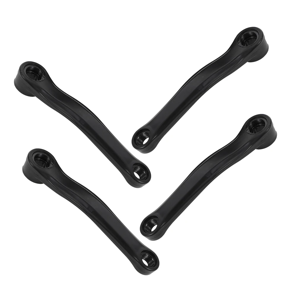 

4pcs Bicycle Left Crank Arm Replacement Bike Crankset Square Hole Universal Fit for Mountain Folding Bikes Durable