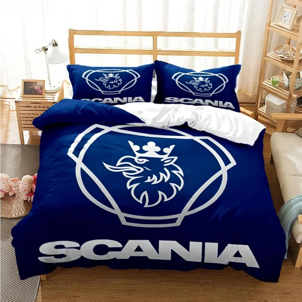 3d Print S-SCANIA Truck Duvet Cover Comforter Bedding sets Soft Quilt Cover and Pillowcases for Teens Single_Double_Queen_King