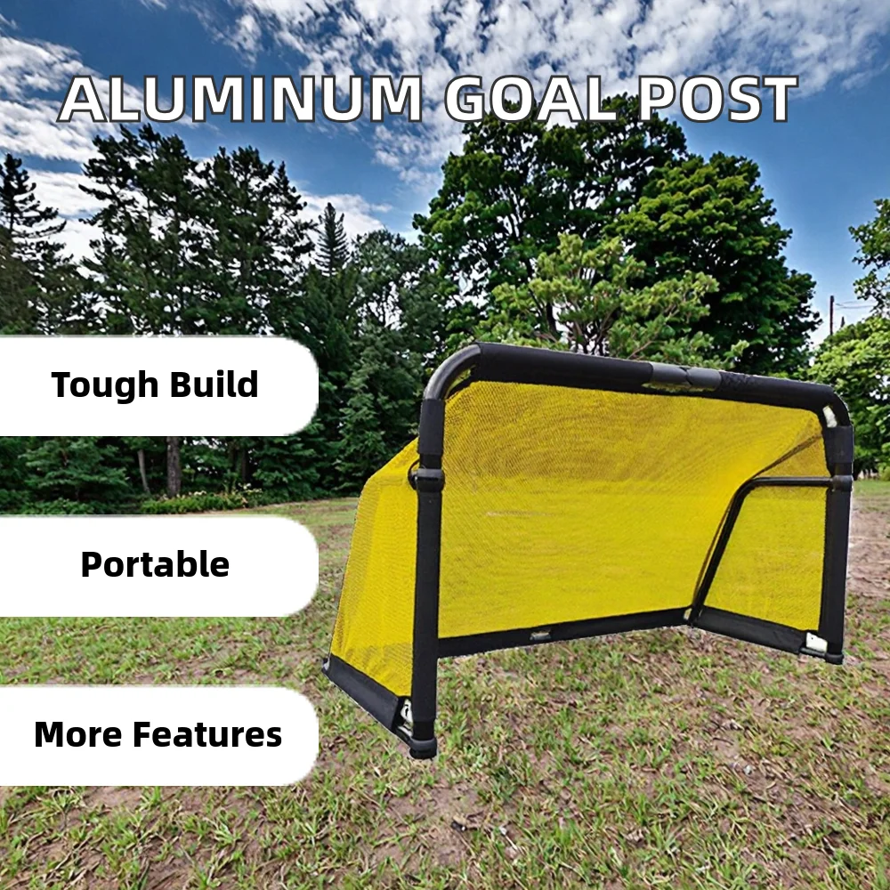 고품질 5 * 3 피트 미니 축구/풋볼 훈련 골대 접이식 알루미늄 기둥