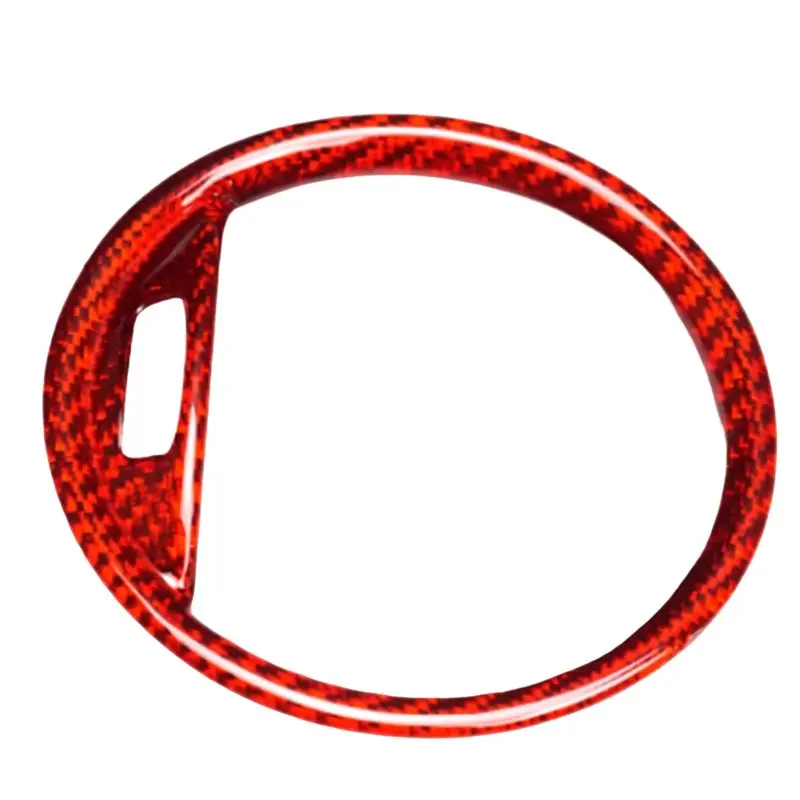 

Автомобильная вентиляционная панель кондиционера, декоративная рамка из углеродного волокна, наклейка для Fiat 500 2015-2019