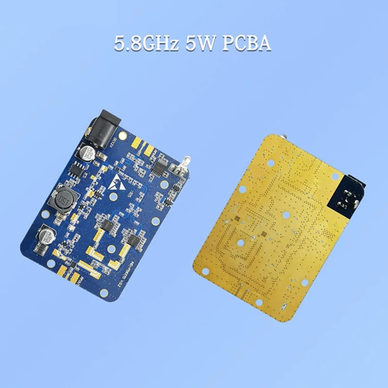 Amplificador de señal de 5,8 Ghz, 5W, 37Dbm, PCBA para Dron, Wifi, placa Pcba, pieza de extensión única, módulo inalámbrico RF