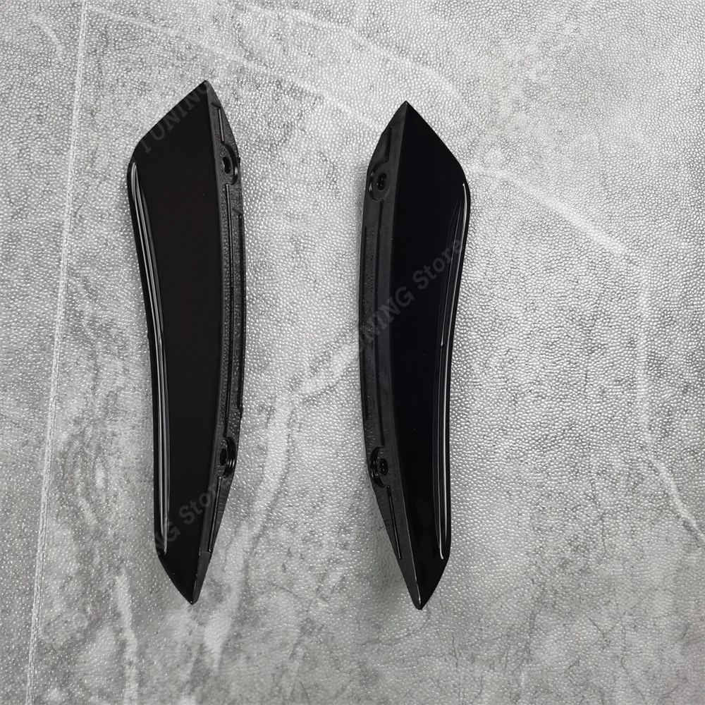 For Mercedes Benz CLA C117 X117 CLA200 220 250 CLA45 AMG 2015-2018 Front Bumper Lip Splitter Fog Lamp Trim Grille Air Blade ABS