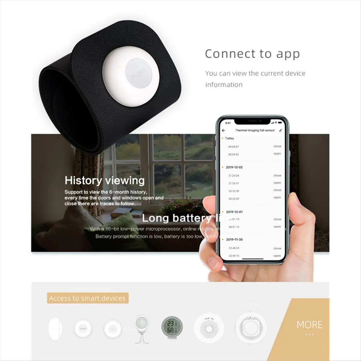 

A10I Tuya Zigbee Многофункциональный датчик давления Гибкая тонкопленочная датчик давления Smart Linkage Приложение Smart Life Длина 80 см