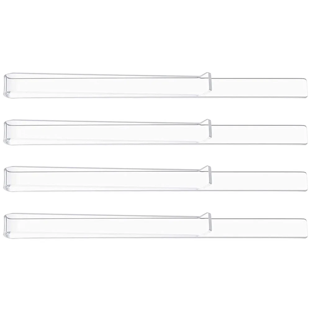 

2 Pairs Acrylic Sheet Music Clip Transparent Page Holder for Book Folder Musical Instrument Accessory Guitar Parts