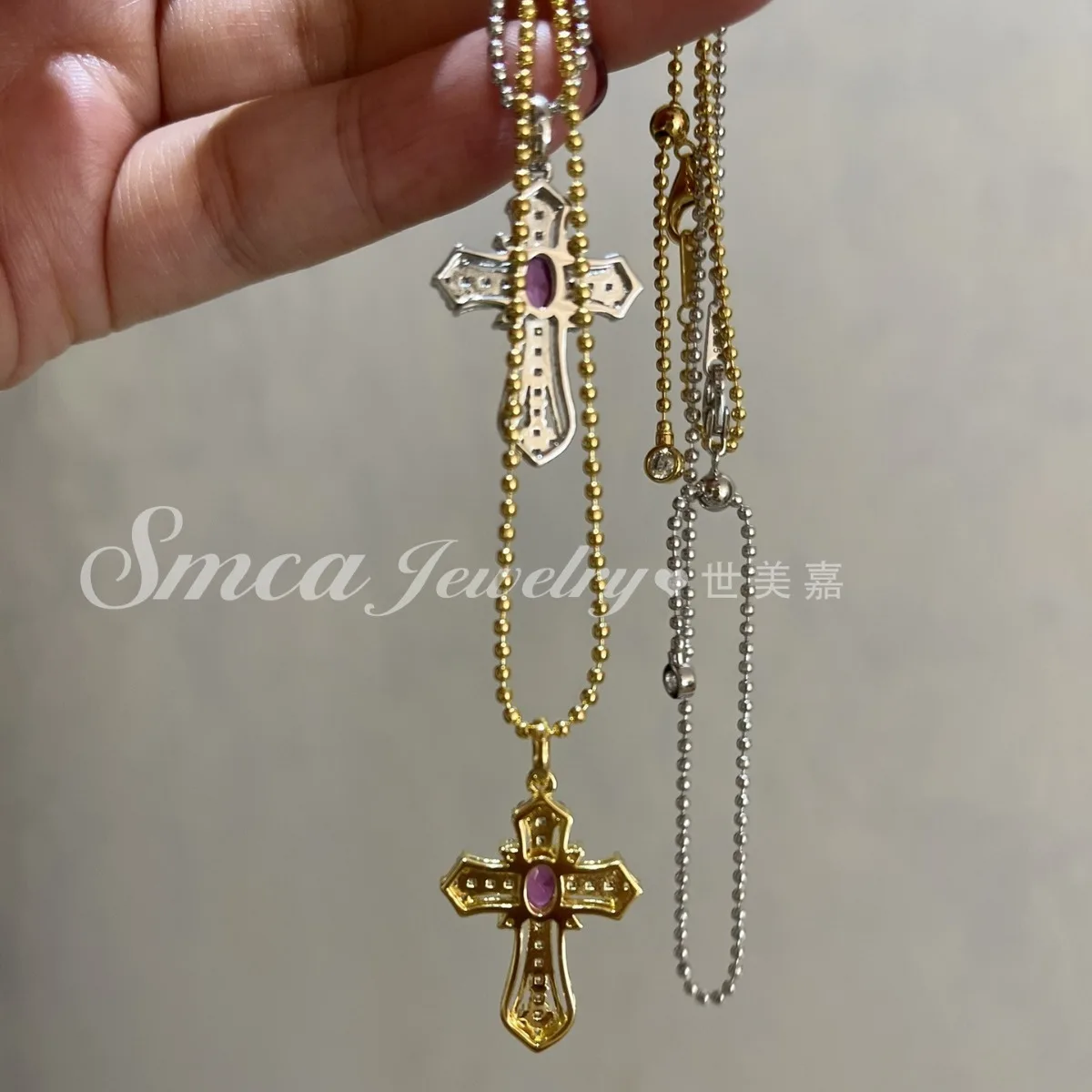 Pearl Cross Pendant Necklace Hip Hop Retro Men Women Religious Jewelry Boys Girls Anniversary Party Birthday Gifts