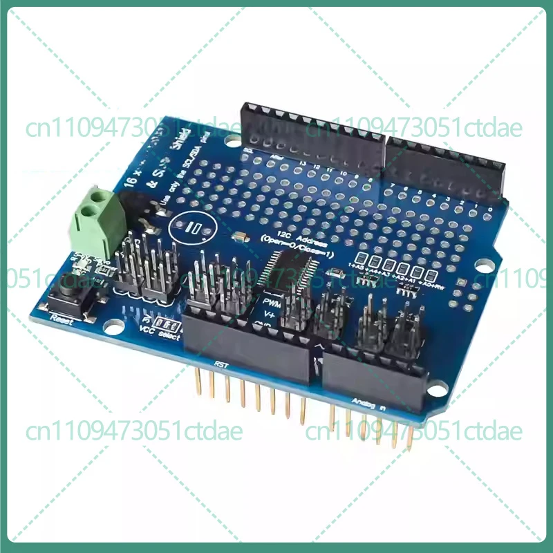 2-8pcs for 16-Channel 12-Bit PWM Servo Driver Shield