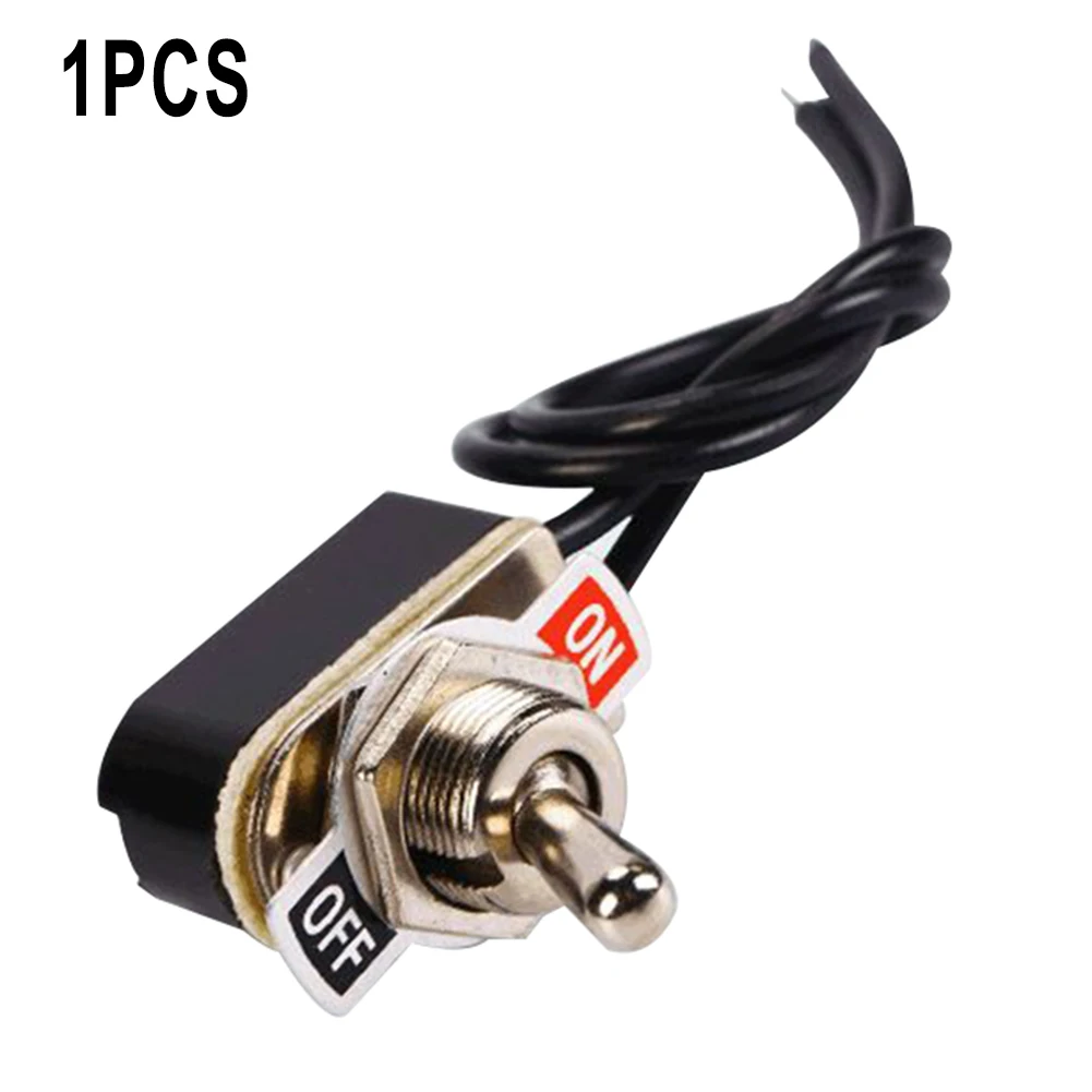 1PCS 2 Foot ON/OFF Prewired Rocker For Toggle Switch SPST 6A/125V With Wire Switch Power Tool Parts Accessories
