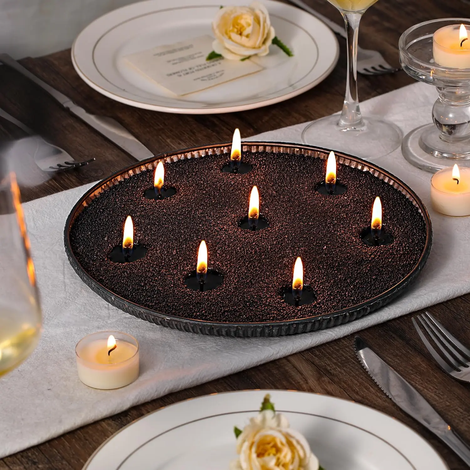 200 g weißes schwarzes Perlenkerzenset mit 10 Kerzendocht, handgefertigte DIY-Materialien für Perlen, Kerzenherstellungsset, Basteln