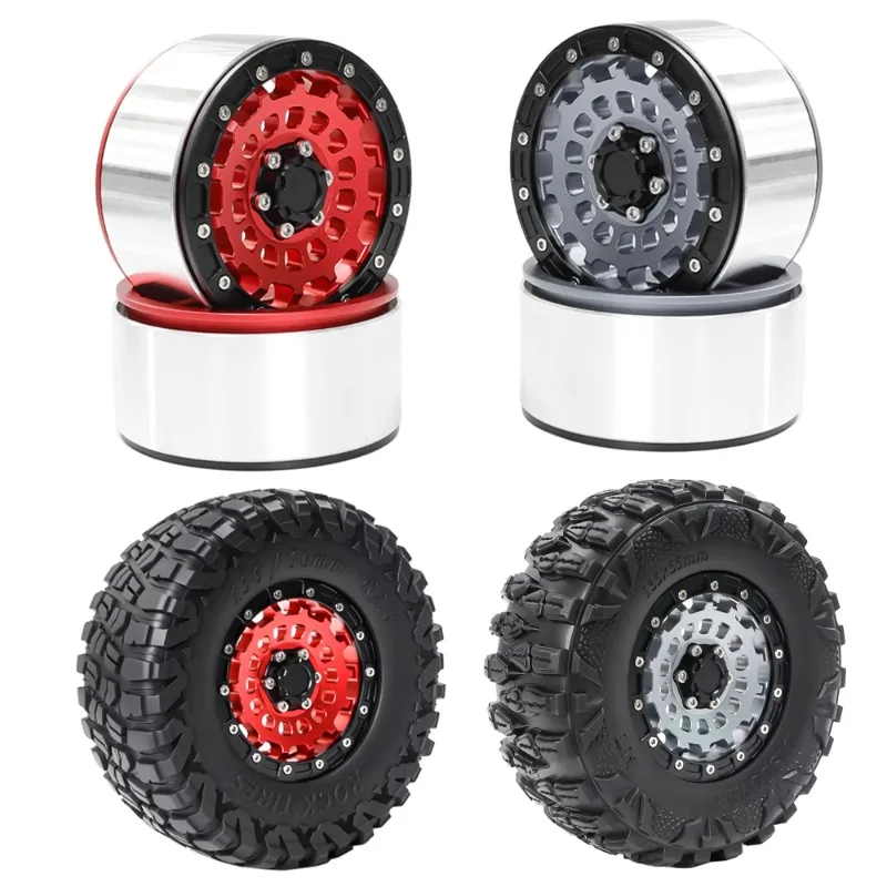 

2.6-inch Honeycomb Porous Wheel Hub Tire for 1/8 1/10 Model Climbing Remote Control Car Upgrade and Modify DIY Accessories