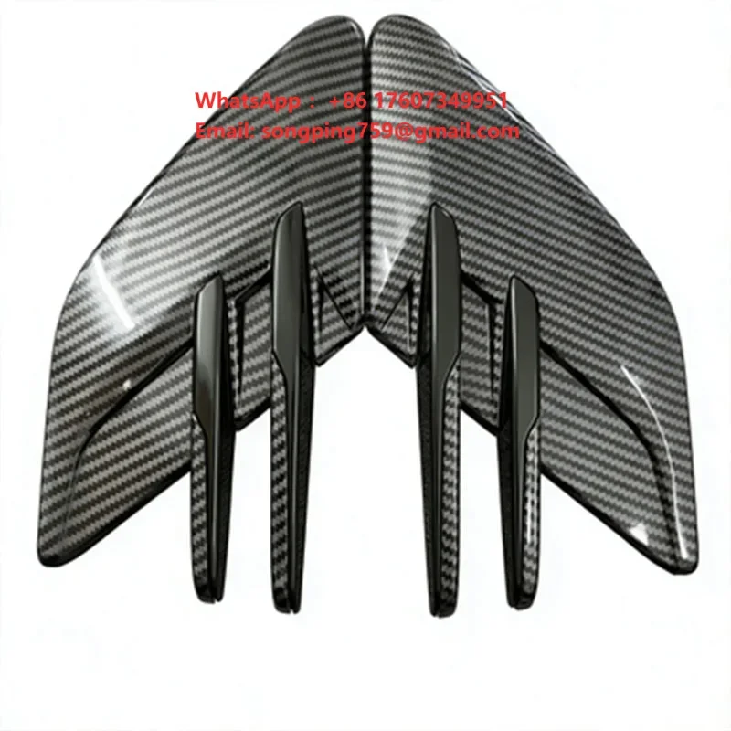 Carbon Fiber Patterned Leaf Panel Side Vent Mudguard Decoration Grille Side Wings Suitable for Land Rover Range Rover Sport