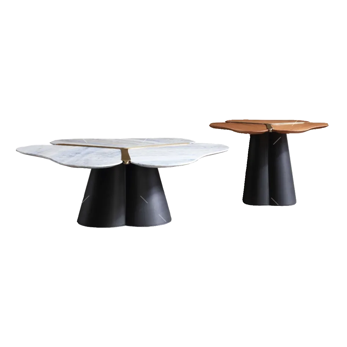 New Petal Tea Table Combination Special-Shaped Tea Table Combination Household Coffee Table