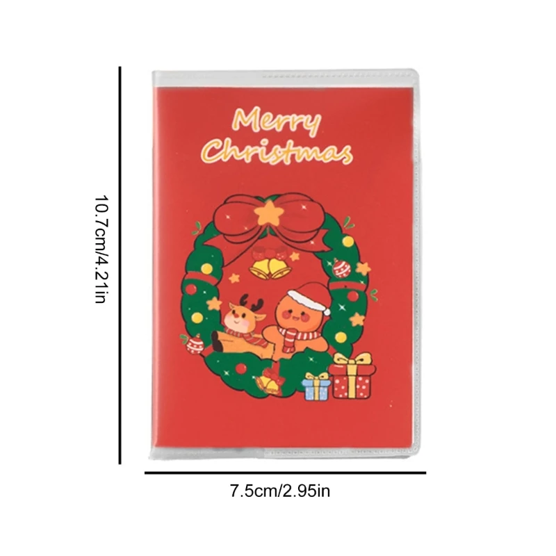 Christmas Themed Notepads 4.2x3Inch Small Notebooks For Drawing And Writing