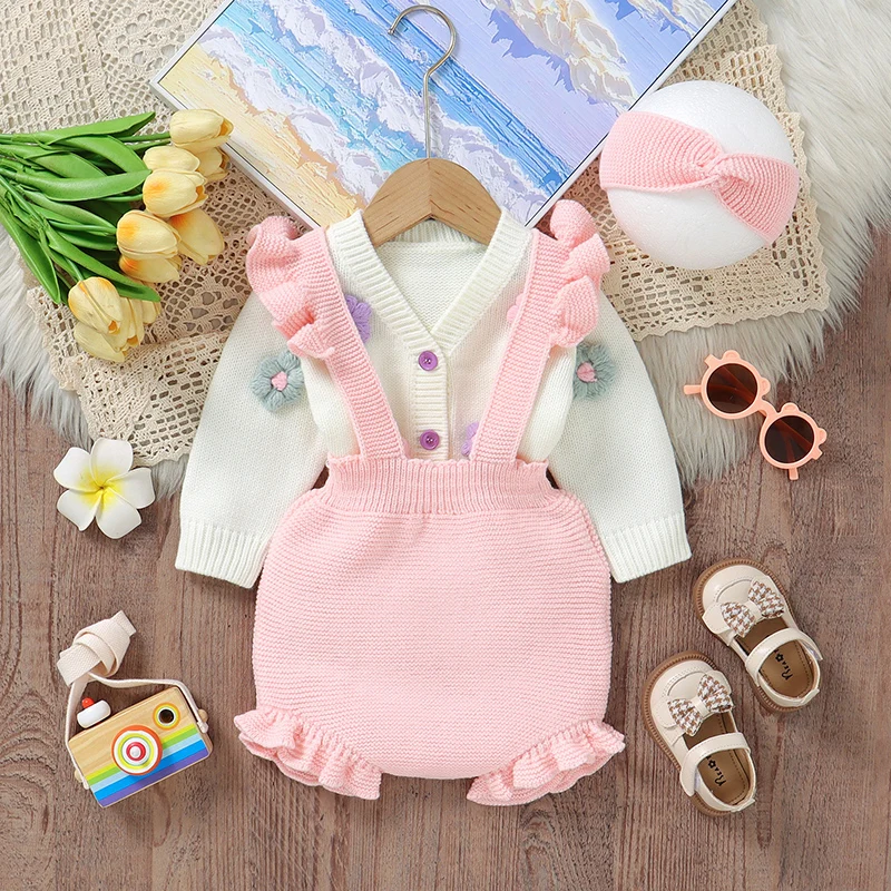 conjunto-de-ropa-para-bebe-recien-nacido-sueter-tejido-para-nina-mono-de-manga-larga-cardigan-infantil-otonal-bonitos-pantalones-cortos-con-flores-3d-gorro-3-piezas