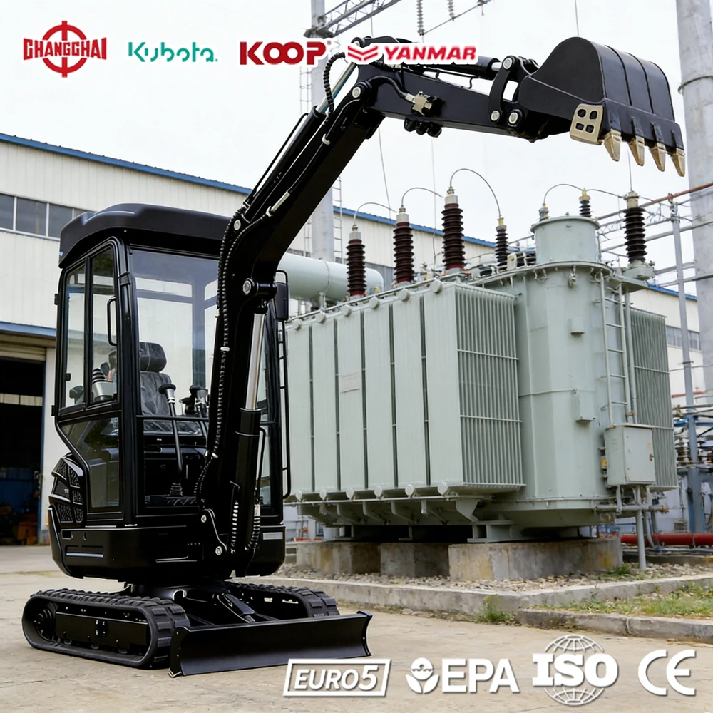 

Мини-экскаватор 0.8 т, 1.5 т, 1.8 т для сельского хозяйства и строительства, Европа, EPA Euro 5, CE, быстрая доставка