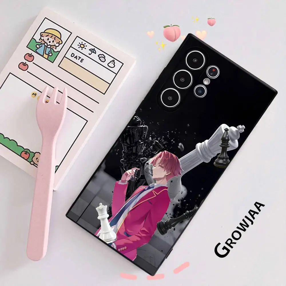 Funda de teléfono Anime C-Classroom Of The Elite para Samsung Galaxy S25 S24 S23 S22 S21 S20 Ultra Plus, Funda suave a prueba de golpes