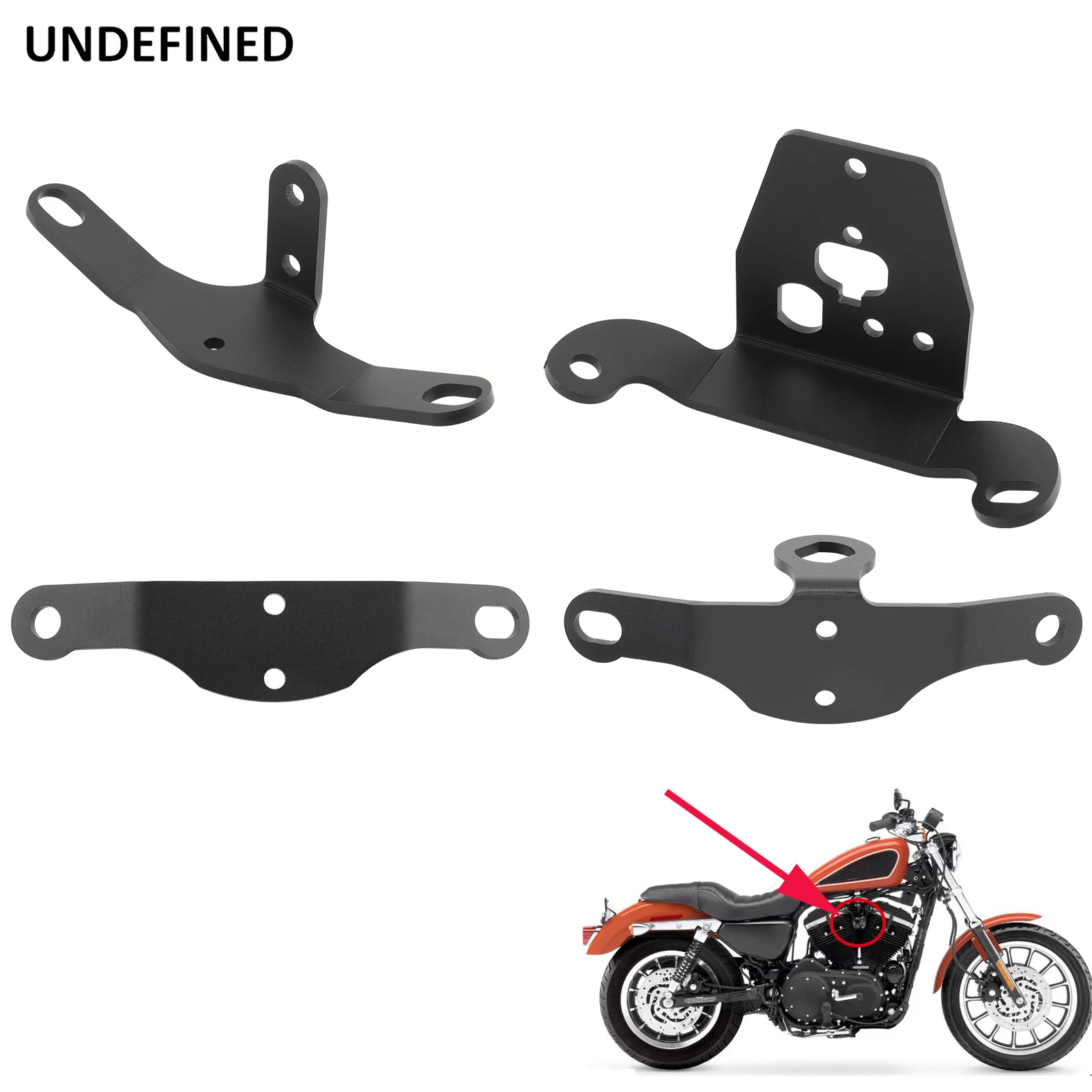 

Coil Ignition Key Relocation Bracket Mount Kit For Harley Sportster XL883 XL1200 48 72 2007-2023 Motorcycle Accessories