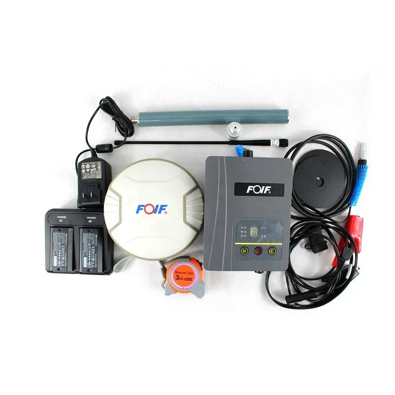 FOIF A90 GPS RTK Survey Equipment Dual Frequency Land Surveying Gnss Rtk, Battery Removable,Rover and Base