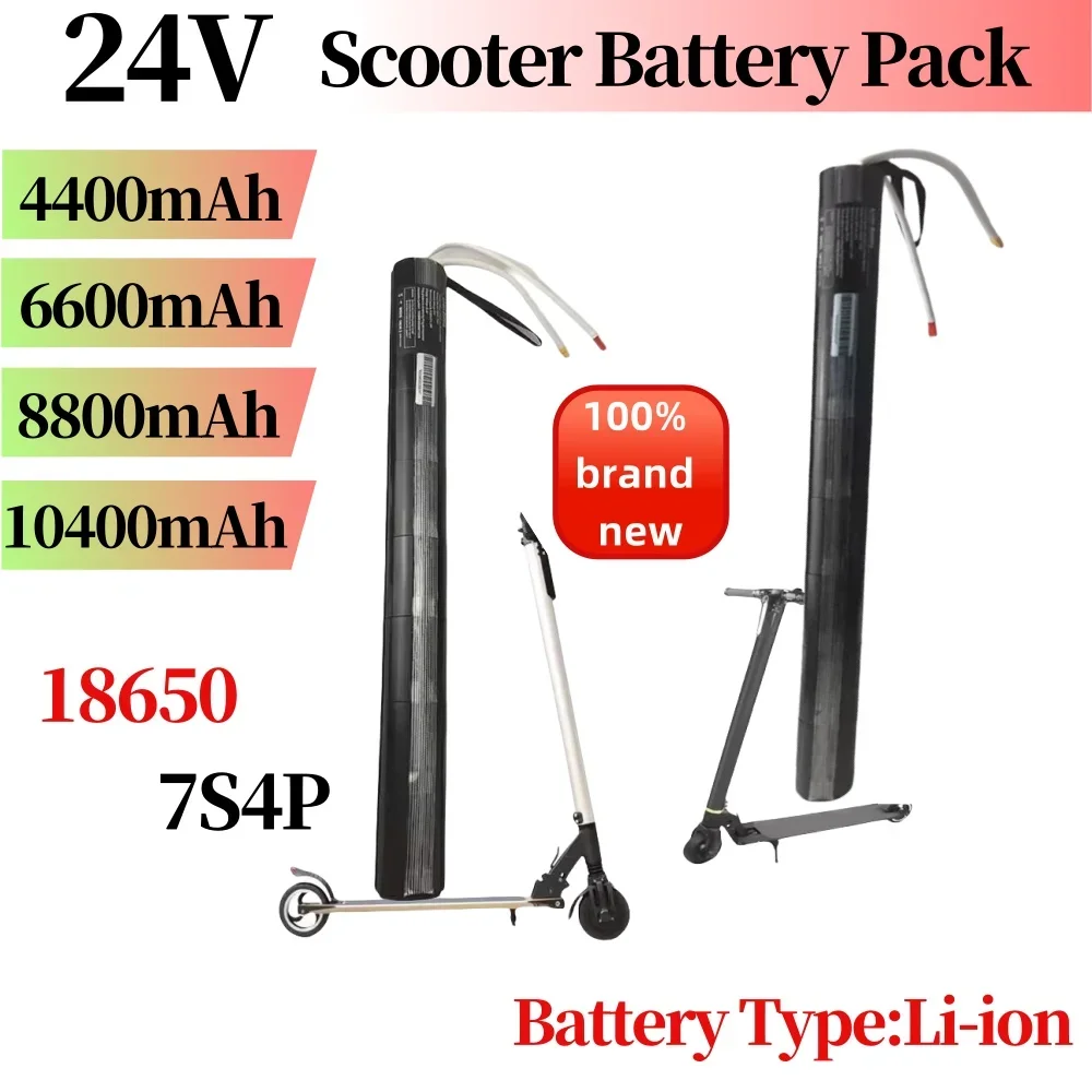 18650 24V 4.4ah 6.6ah 8.8ah 10.47ah For Carbon Fiber Foldable Electric Scooter Battery Jasionbi Bremer