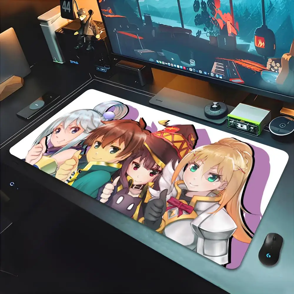 God Blessing On This Wonderful World Mouse Pad Gamer Keyboard Mat Gaming Desk Protector Laptops Large Mousepad Cartoon Deskmat