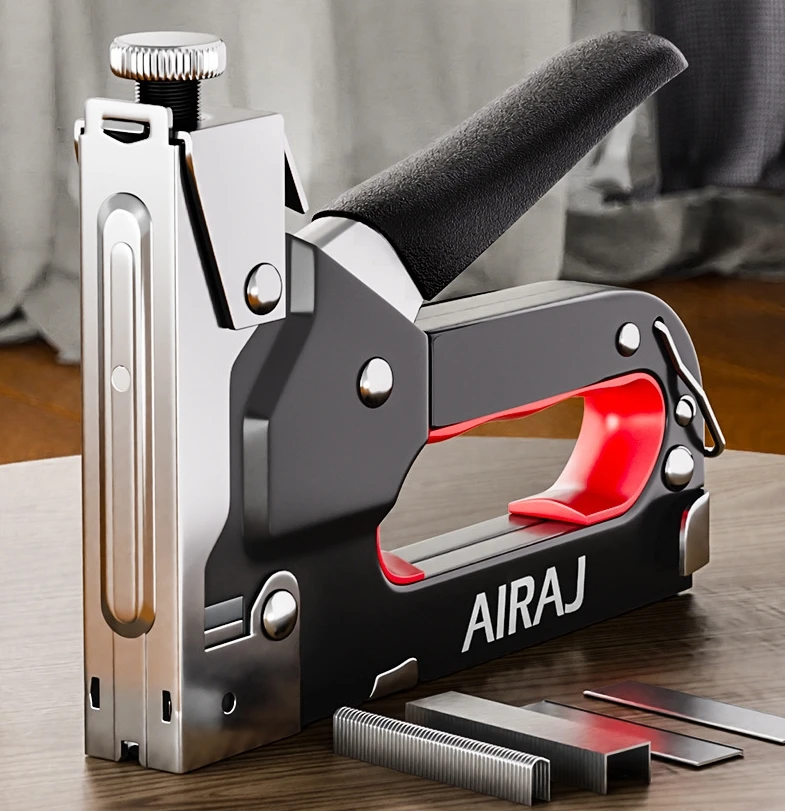 دليل 4 في 1 مسدس مسامير رمز مسدس بائع المسامير المنزل النجارة إطار صور الإعلان القماش الأثاث بائع المسامير مع 800/4800 ستابلز