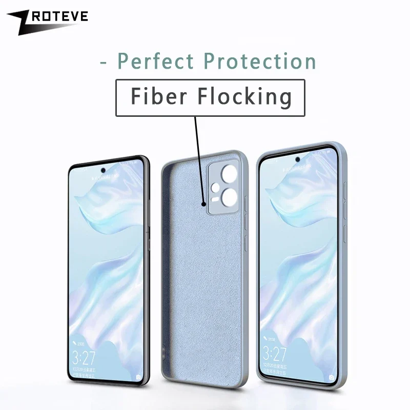 S23 Ultra Case ZROTEVE Silky Liquid Silicone Soft Cover For Samsung Galaxy S24 S23 S22 S21 FE S20 Plus Shockproof Phone Cases