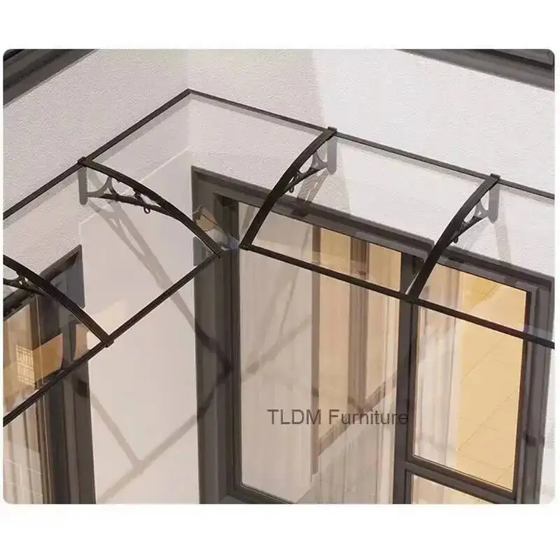 Corner Awning Window Eaves Outdoor Balcony Rainproof Gazebo Courtyard Garden Tent Door Creative Head Sun Shelter Silent Canopy