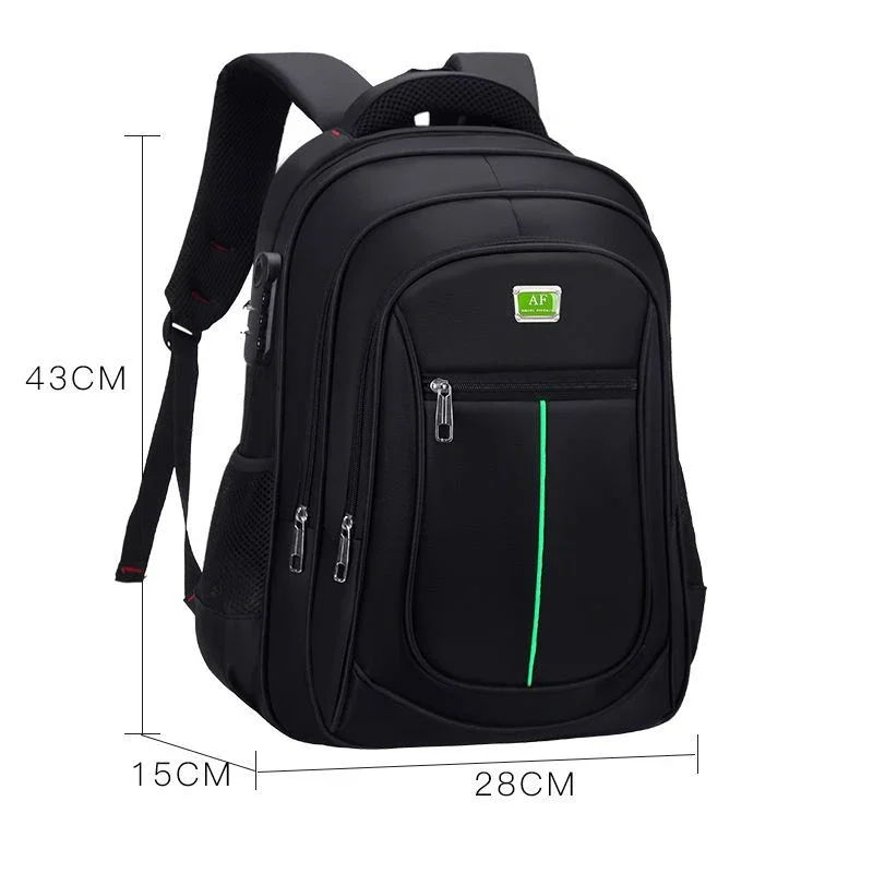 2023 novo estudante mochila masculina grande capacidade saco de computador viagem à prova dwaterproof água e leve