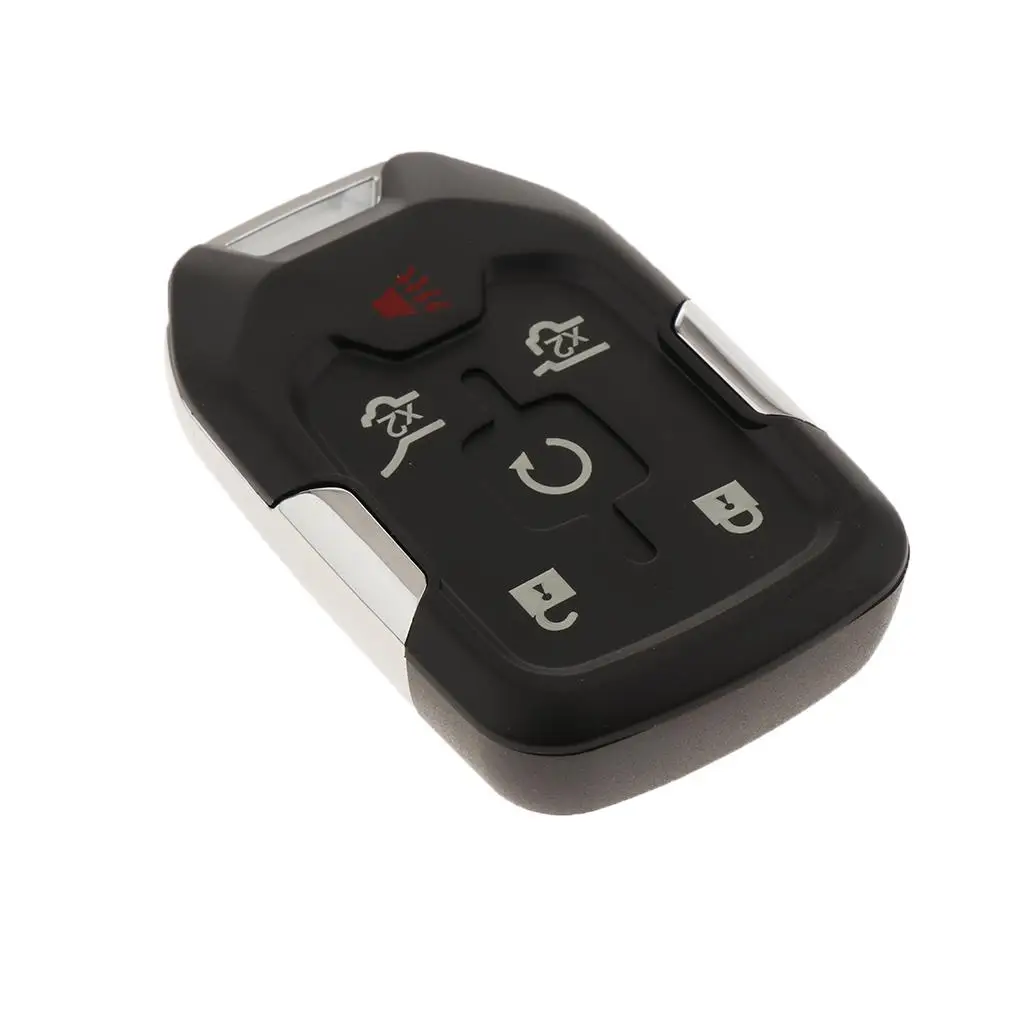 Key Fob, Uncut Keyless Entry Remote 5 Button Replacement for