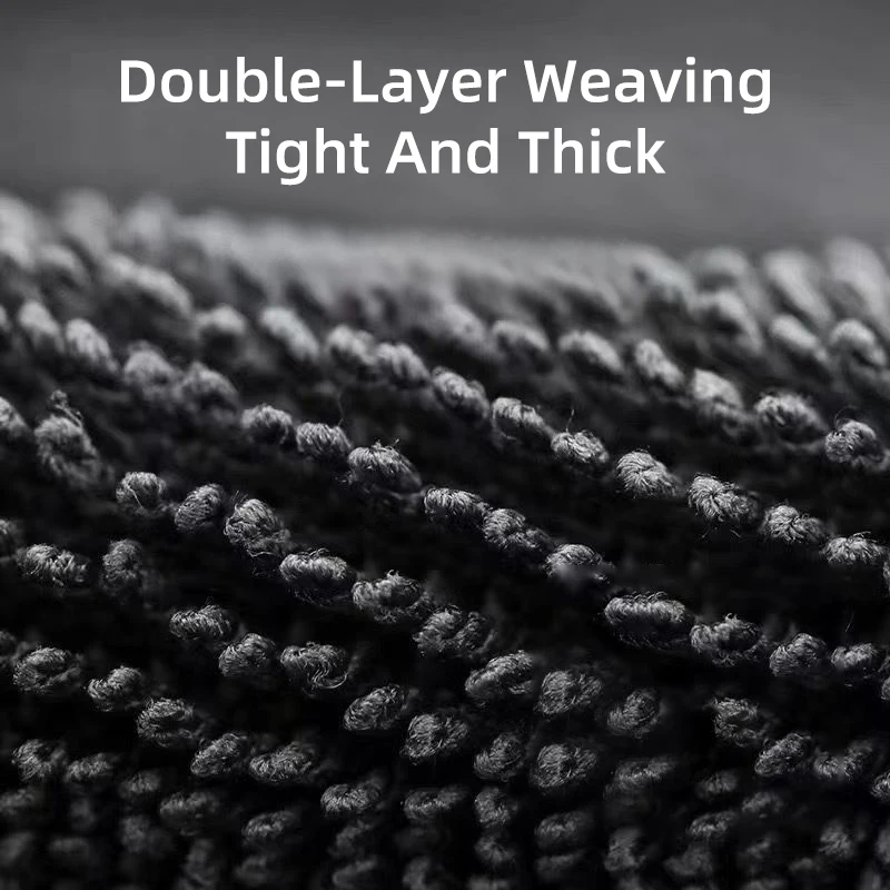 Autowashanddoek Superfijne vezel Verdikte autowashanddoek Dubbellaags gedraaide stof Sterk absorberend afvegendoekje