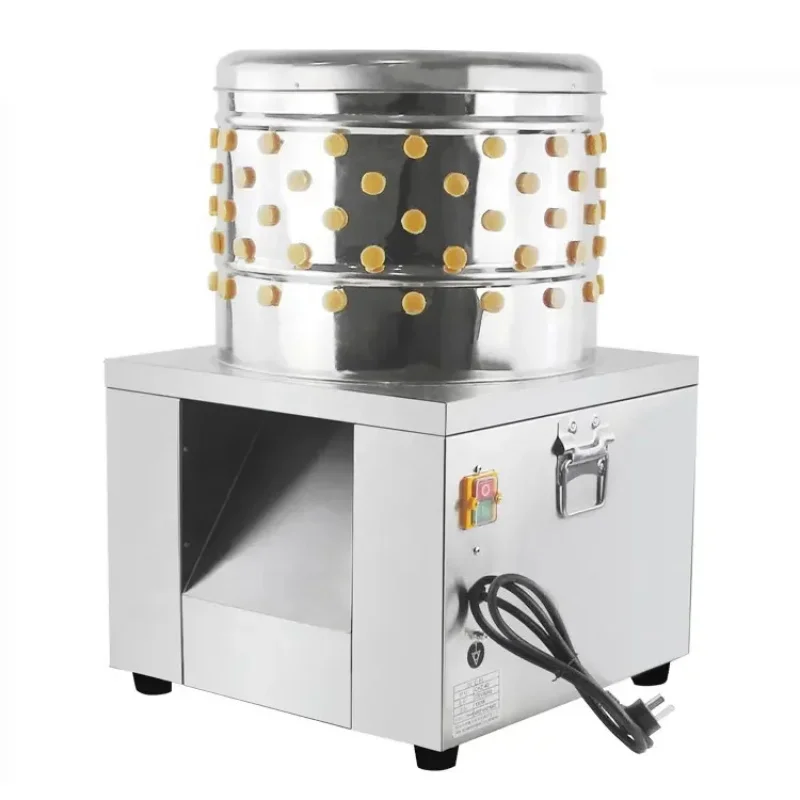 

Model CHZ-40 Stainless Steel Chicken Plucker Heavy Duty De-Feather Remover Poultry Machine With New Motor Core Component