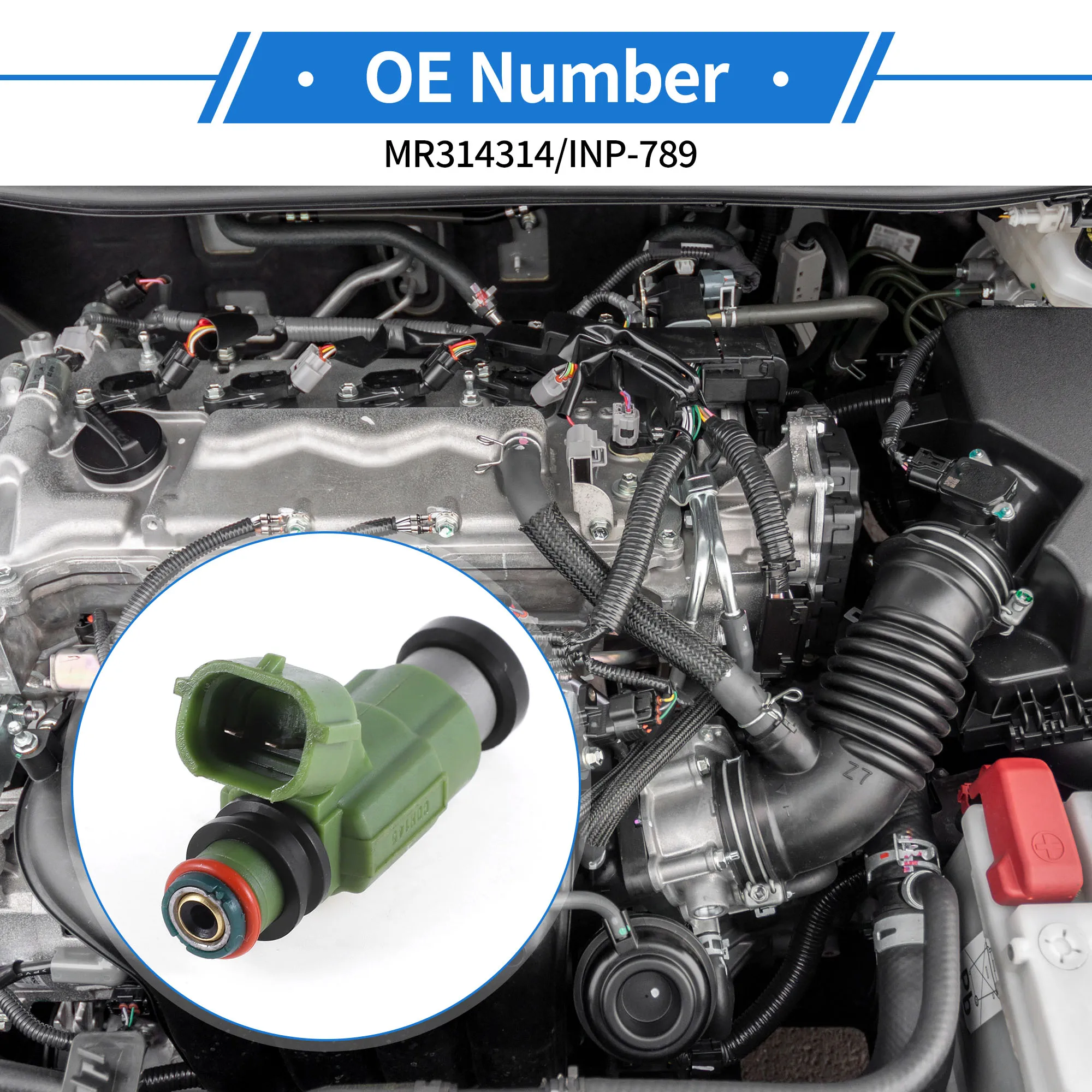 

UXCELL 1 шт. No MR314314 Топливная форсунка для Mitsubishi U42T U42V U61V U62V Топливная форсунка