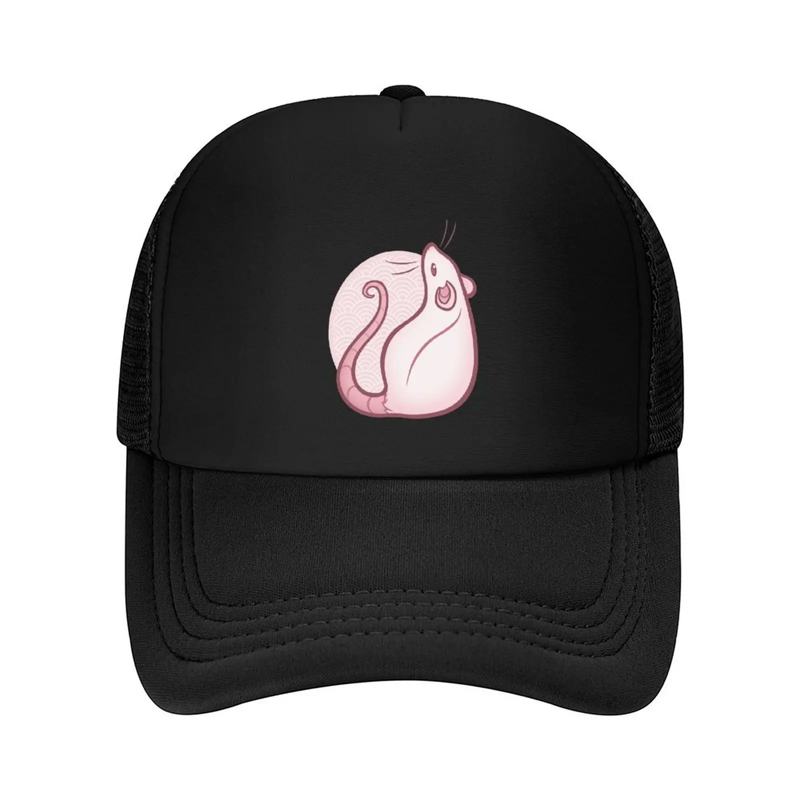 

White Rat Baseball Cap fishing caps man Beach Fishing cap Bobble Hat Men's Baseball Women's