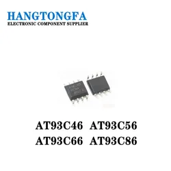 20pcs  IC AT93C46 AT93C56 93C66 DIP-8  93C46 93C56 93C66 AT93C86 93C86 SOP8 EEPROM (256x8)/(128x16) 2K new original