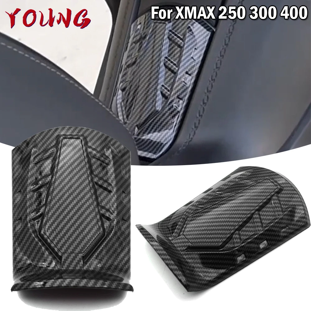 Motorcycle Accessories Carbon Fiber Fuel Gas Oil Tank Cap Trim Cover For YAMAHA X-MAX XMAX 250 300 XMAX250 xmax300