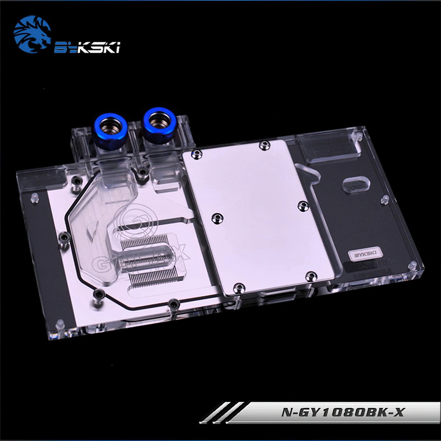 Bykski Full Cover RGB GPU Water Cooling Block for Galax GTX1080 1070 1060 GAMER N-GY1080BK-X