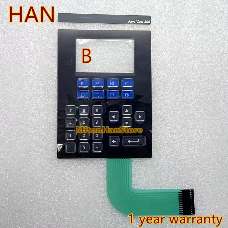 جديد لـ Panelview 300 2711-K3A2L1 2711-K3A5L1 2711-K3A10L1 2711-K3A17L1 2711-K3A17L1B غطاء حافظة بلاستيكي زر لوحة المفاتيح #6