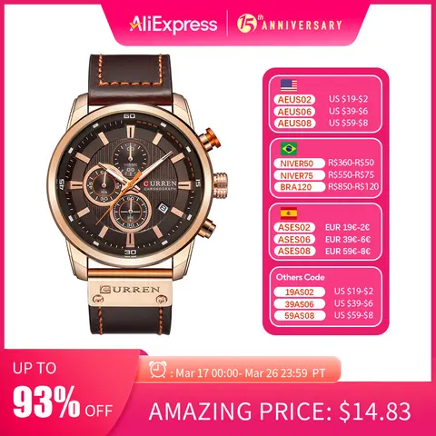 Men's Fashion Watch Curren