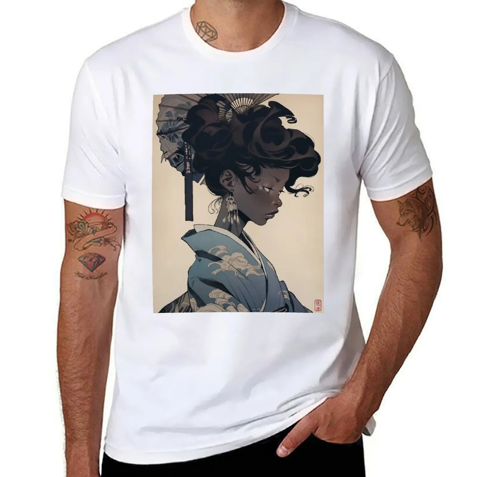 

Geisha of Color 4 T-Shirt t shirts cotton 100% man t shirts graphic essential t shirt T-Shirt
