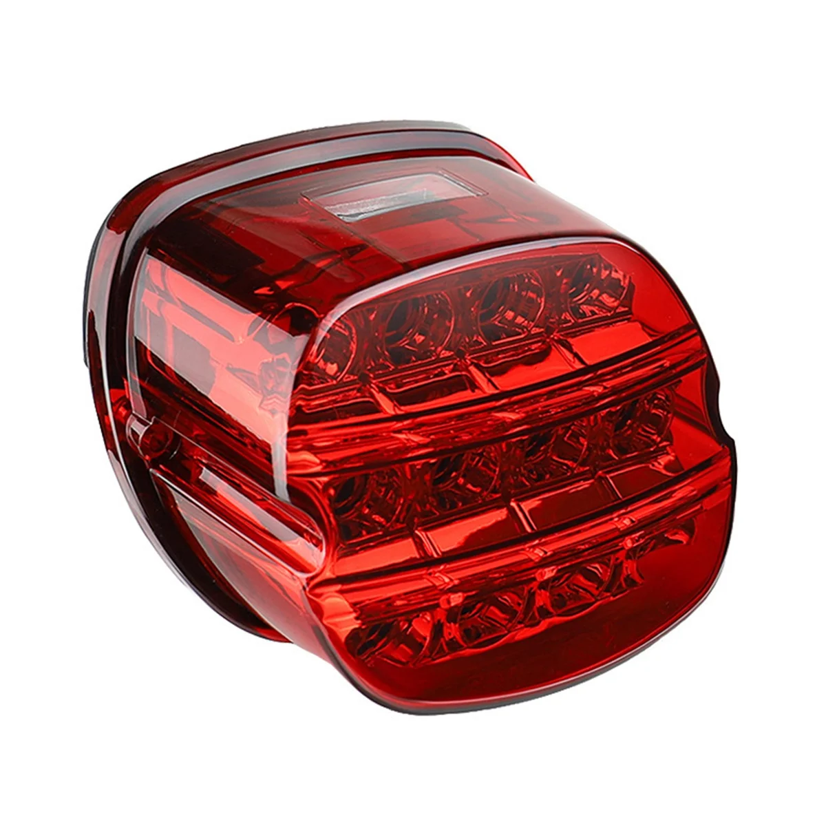 

Motorcycle Red LED Brake Tail Light License Plate Rear Lamp for Harley Dana Road King Electrolux 99-17 FXDL