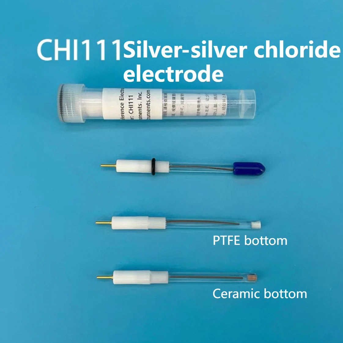 CHI111Ag/AgCI كلوريد الفضة والفضة رباعي فلوروباس القطب المرجعي CHI112 نوع السيراميك غير المغمور أيون الزئبق #1