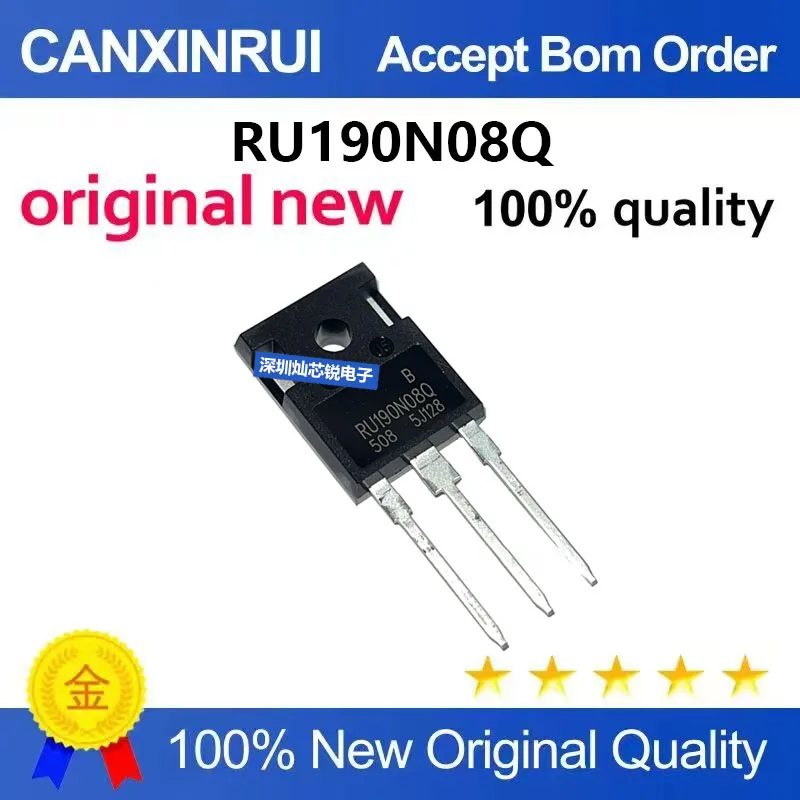 (5-100pieces)Brand New Original RU190N08Q High Power Inverter MOSFET TO-247