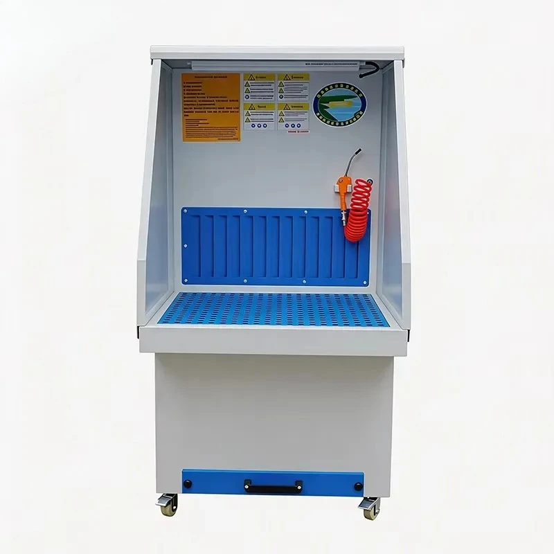 Industrial Dry Dust Collector Workbench with Integrated Air for Grinding and Polishing - All-in-One Sanding Station