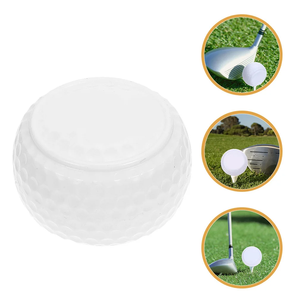 

3Pcs Flat Golf Balls Putting Practice Soft Training Aid Indoor Outdoor Use Small Accessories Improve Skills Outdoor Golf Balls